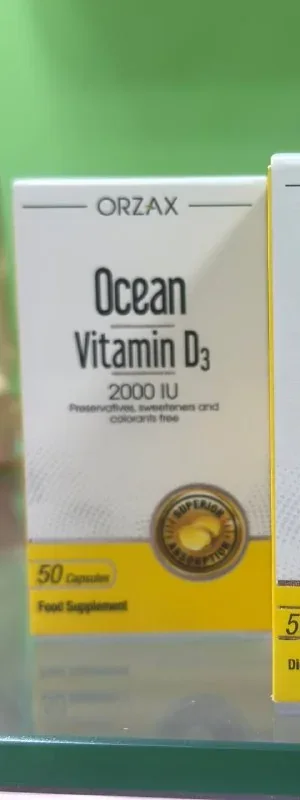 Orzax Ocean Vitamin D3 2000 IU